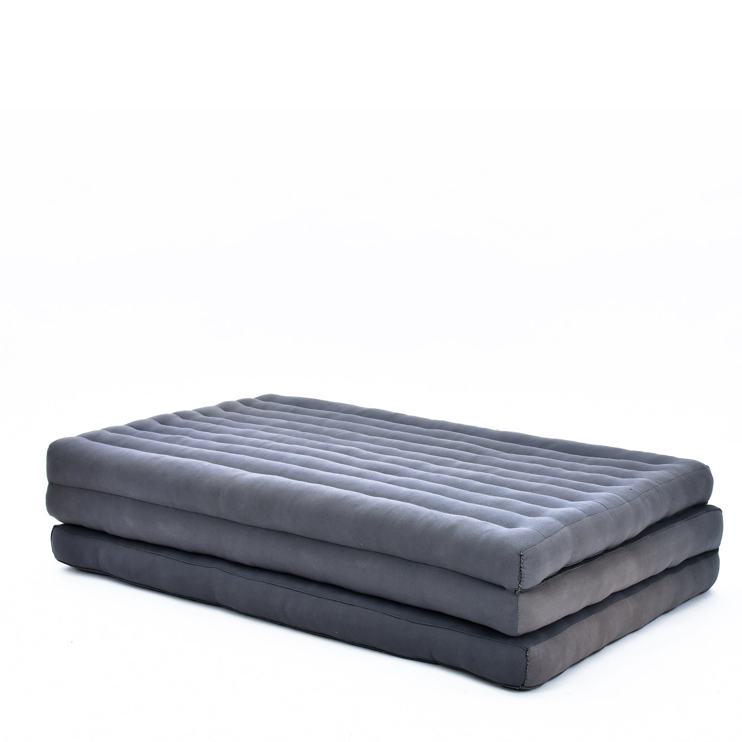 Kapok Folding Mattress – Thick Cotton Padded Guest Bed for Home, Sleeping & Mindfulness Corner, Cl13 - Grey, L: 200x100 cm