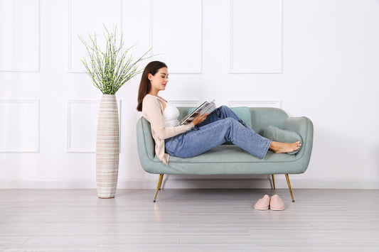 Large Resin Floor Vase – Stylish Waterproof Vase for Fresh & Dried Flowers, 85 cm