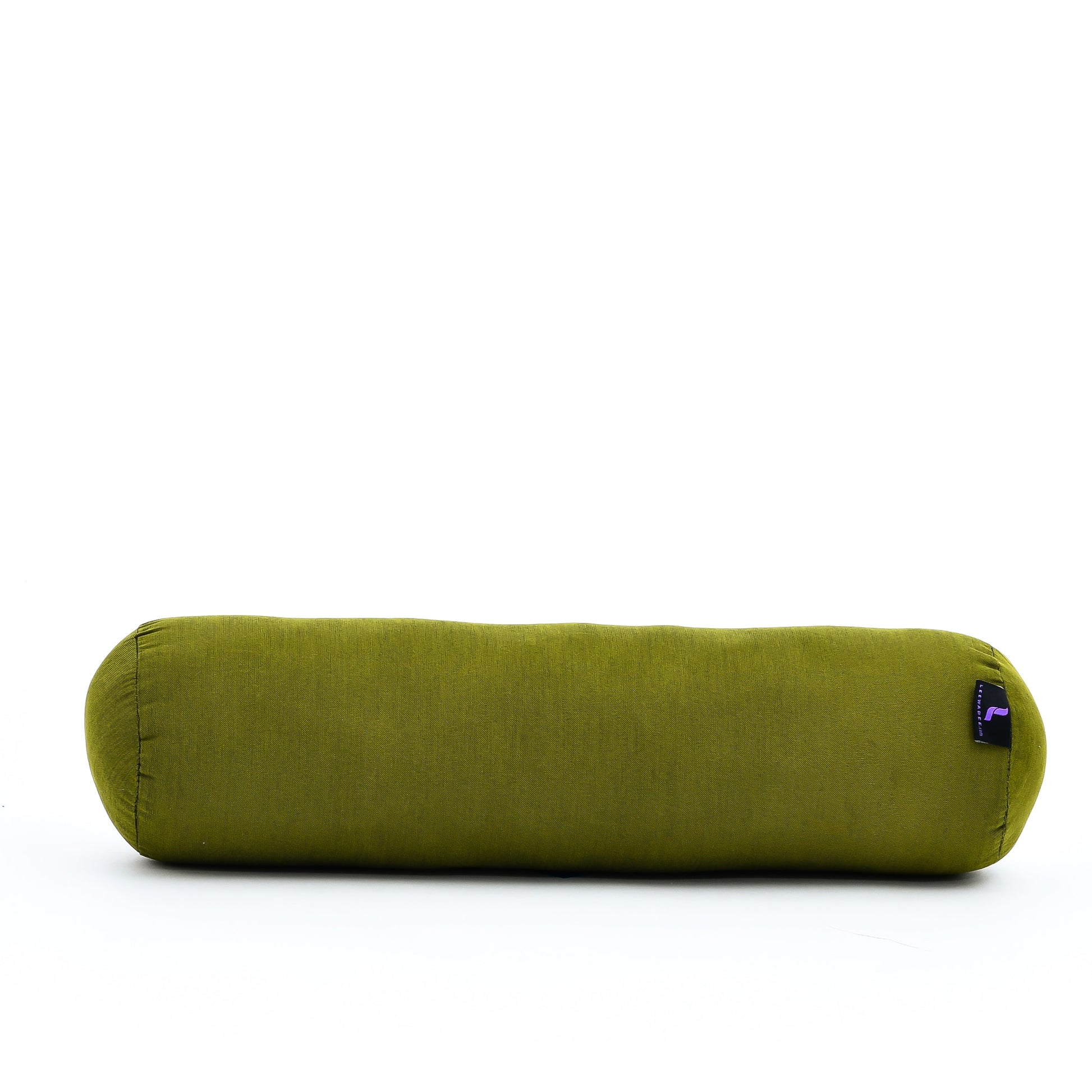 Yoga Roll Cushion – Compact Kapok Bolster & Meditation Pillow with Cotton Cover, Cl23 - Green