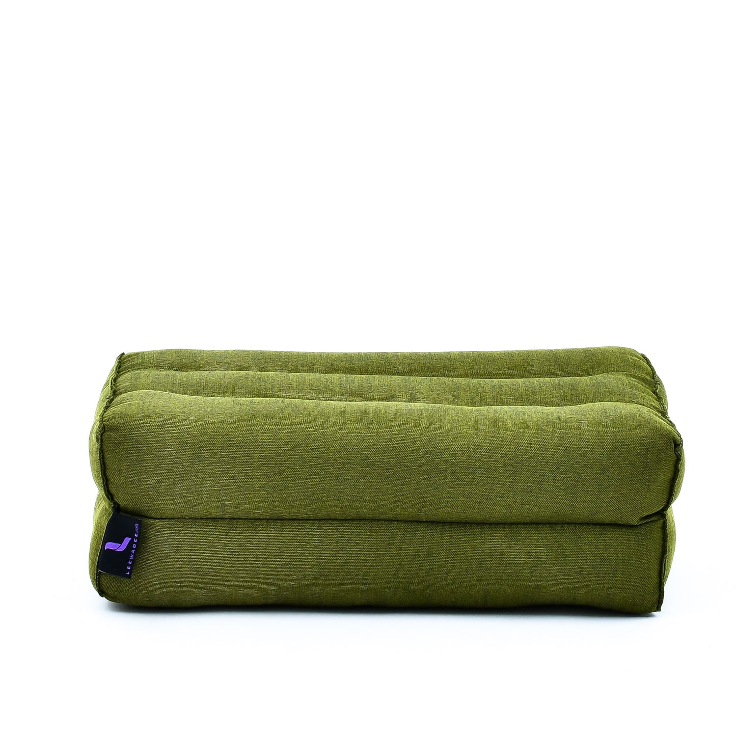 Kapok Yoga Block Cushion – Firm Meditation & Yoga Cushion with Cotton Cover, Cl23 - Green