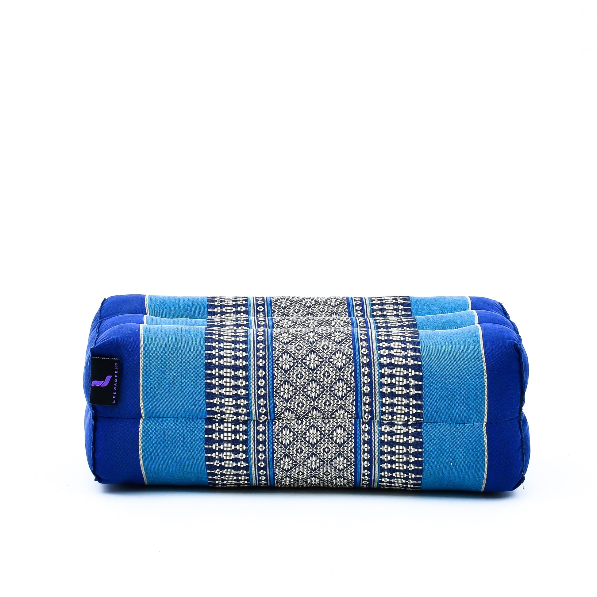 Kapok Yoga Block Cushion – Firm Meditation & Yoga Cushion with Cotton Cover, Sf28 - Blue