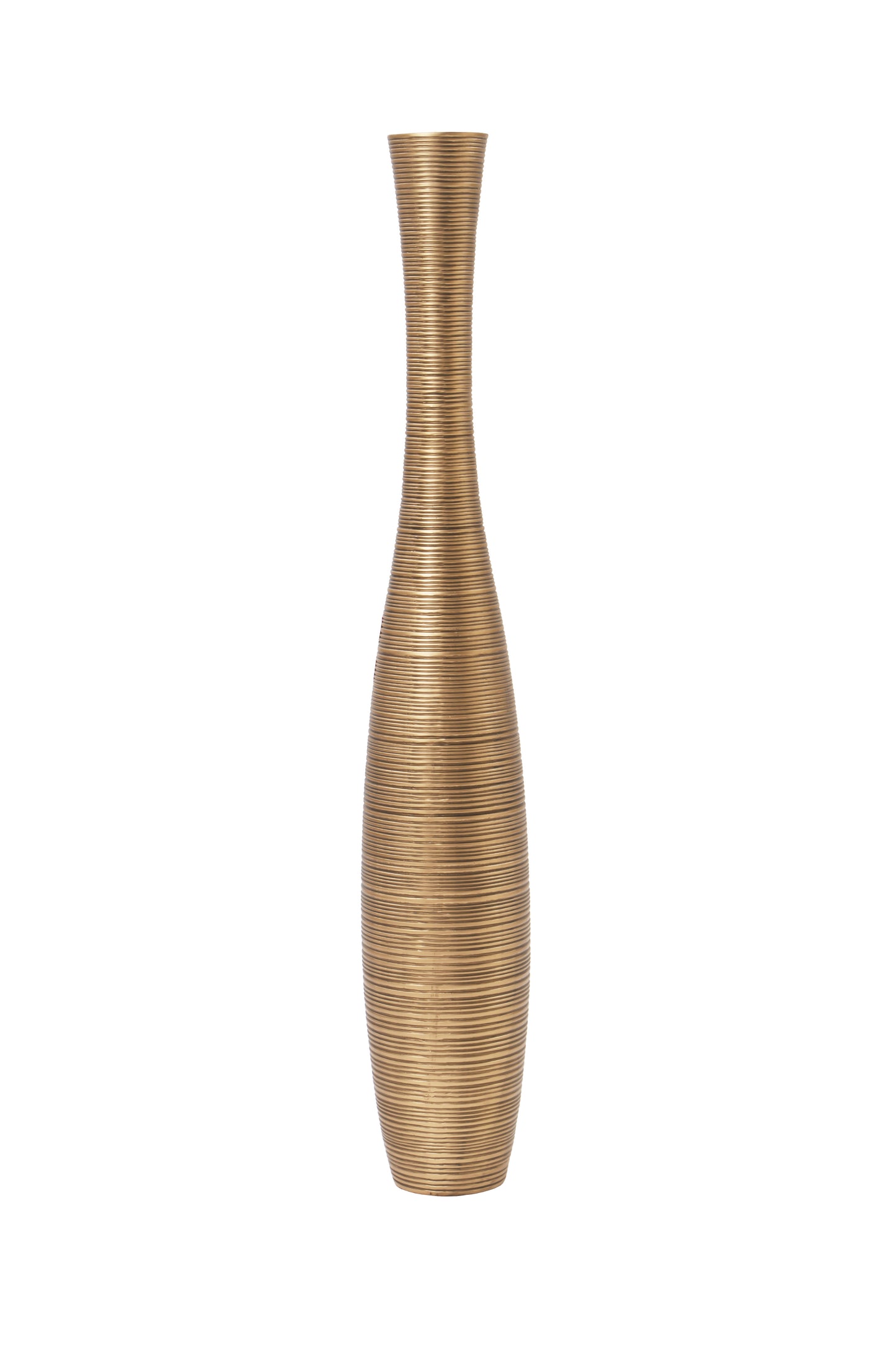 Large Resin Floor Vase – Stylish Waterproof Vase for Fresh & Dried Flowers, gold, 105 cm