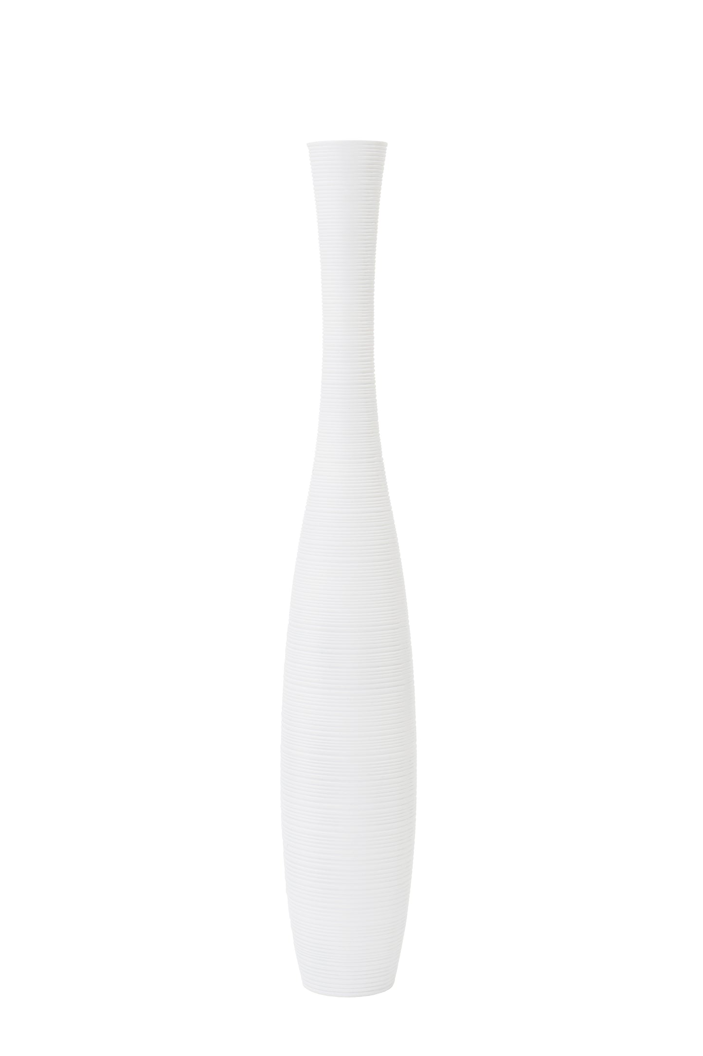 Large Resin Floor Vase – Stylish Waterproof Vase for Fresh & Dried Flowers, white, 105 cm