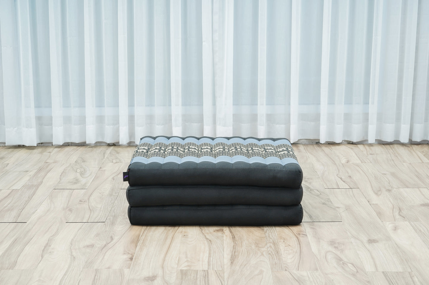 Kapok Folding Mattress – Thick Cotton Padded Guest Bed for Home, Sleeping & Mindfulness Corner, Sf15 - Blue, S: 79x20