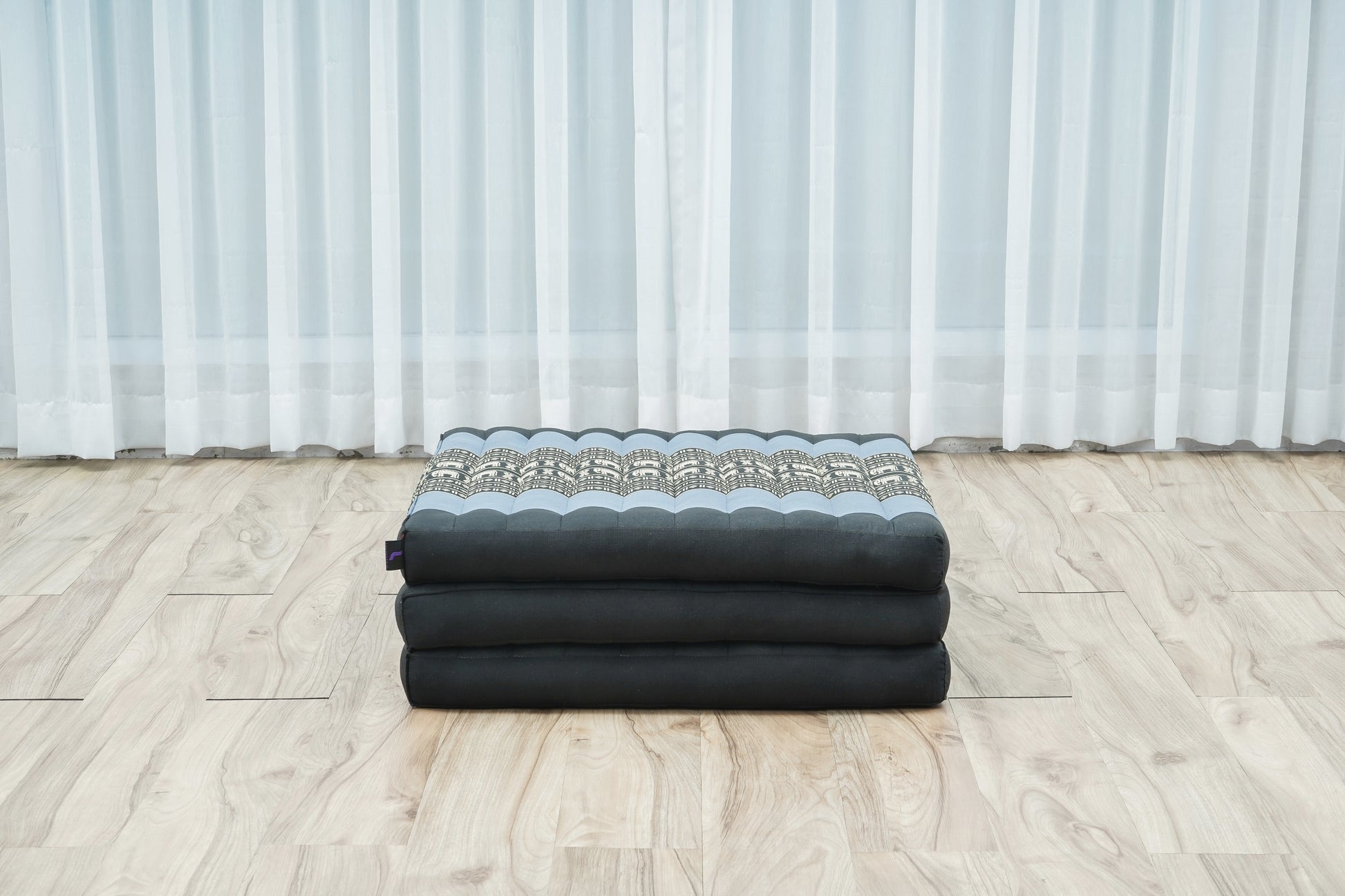 Kapok Folding Mattress – Thick Cotton Padded Guest Bed for Home, Sleeping & Mindfulness Corner, Sf15 - Blue, S: 79x20