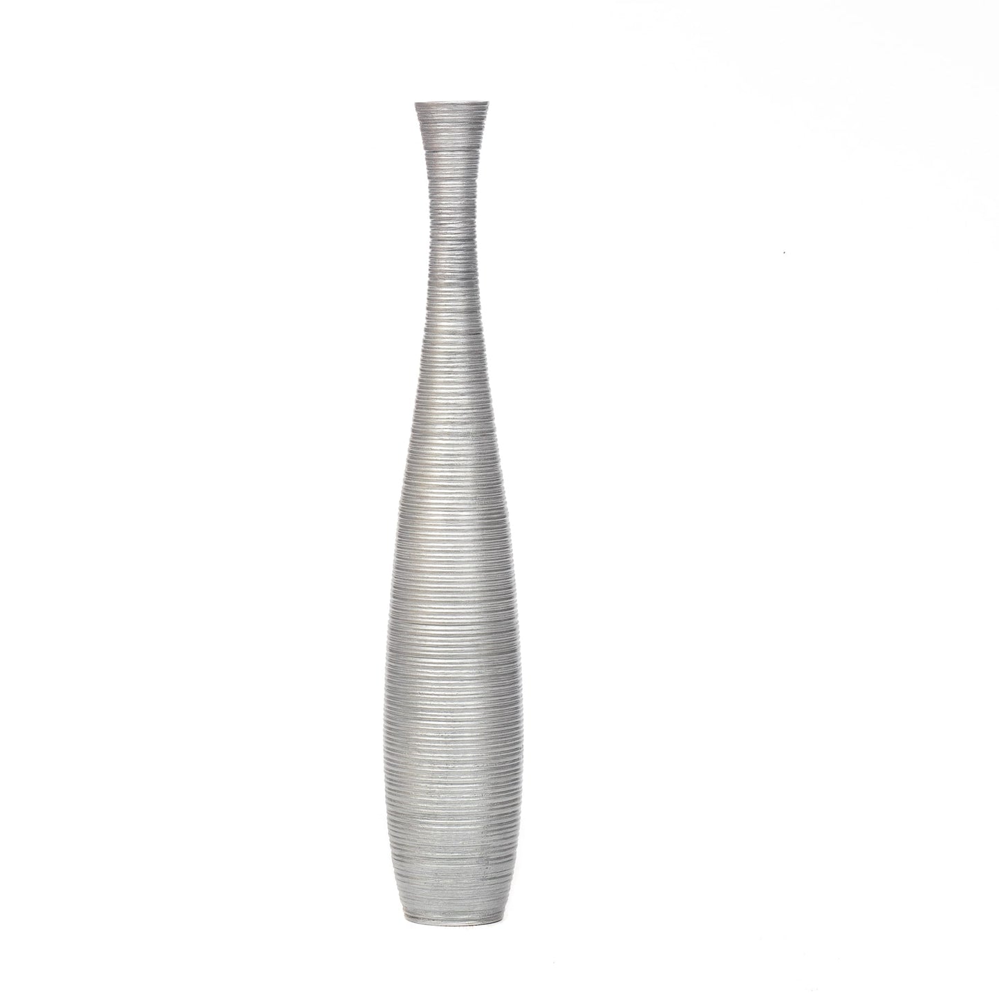 Große Bodenvase aus Mangoholz - Handgefertigtes Deko-Highlight aus Thailand