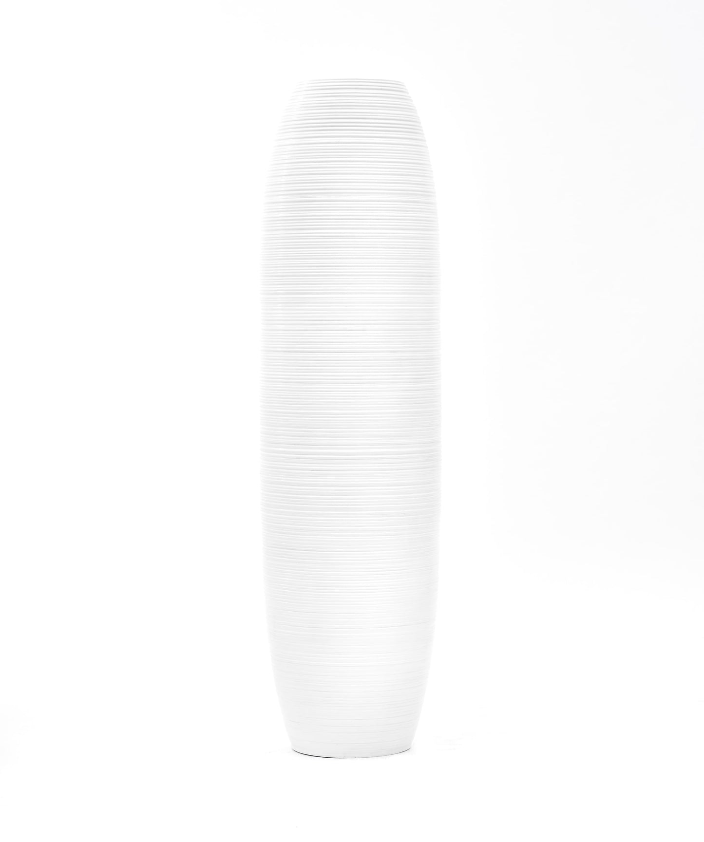 Große Bodenvase aus Mangoholz - Handgefertigtes Deko-Highlight aus Thailand