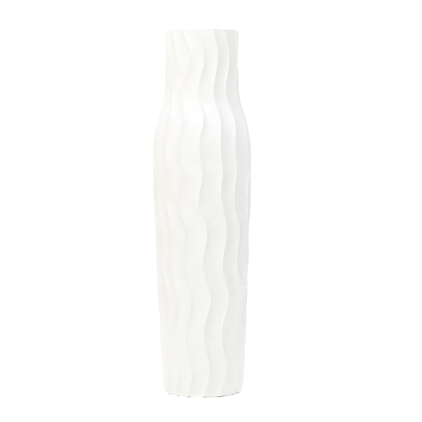Große Bodenvase aus Mangoholz - Handgefertigtes Deko-Highlight aus Thailand
