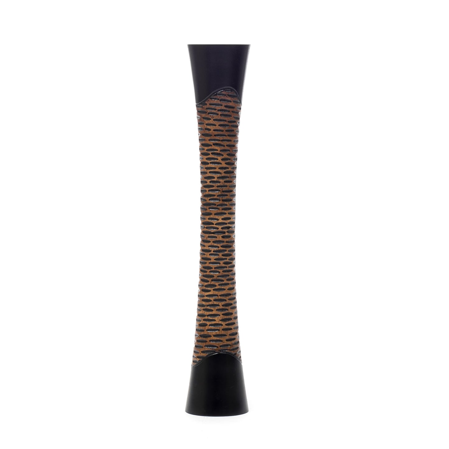 Large Mango Wood Floor Vase – Handcrafted Decorative Highlight from Thailand, 85 cm