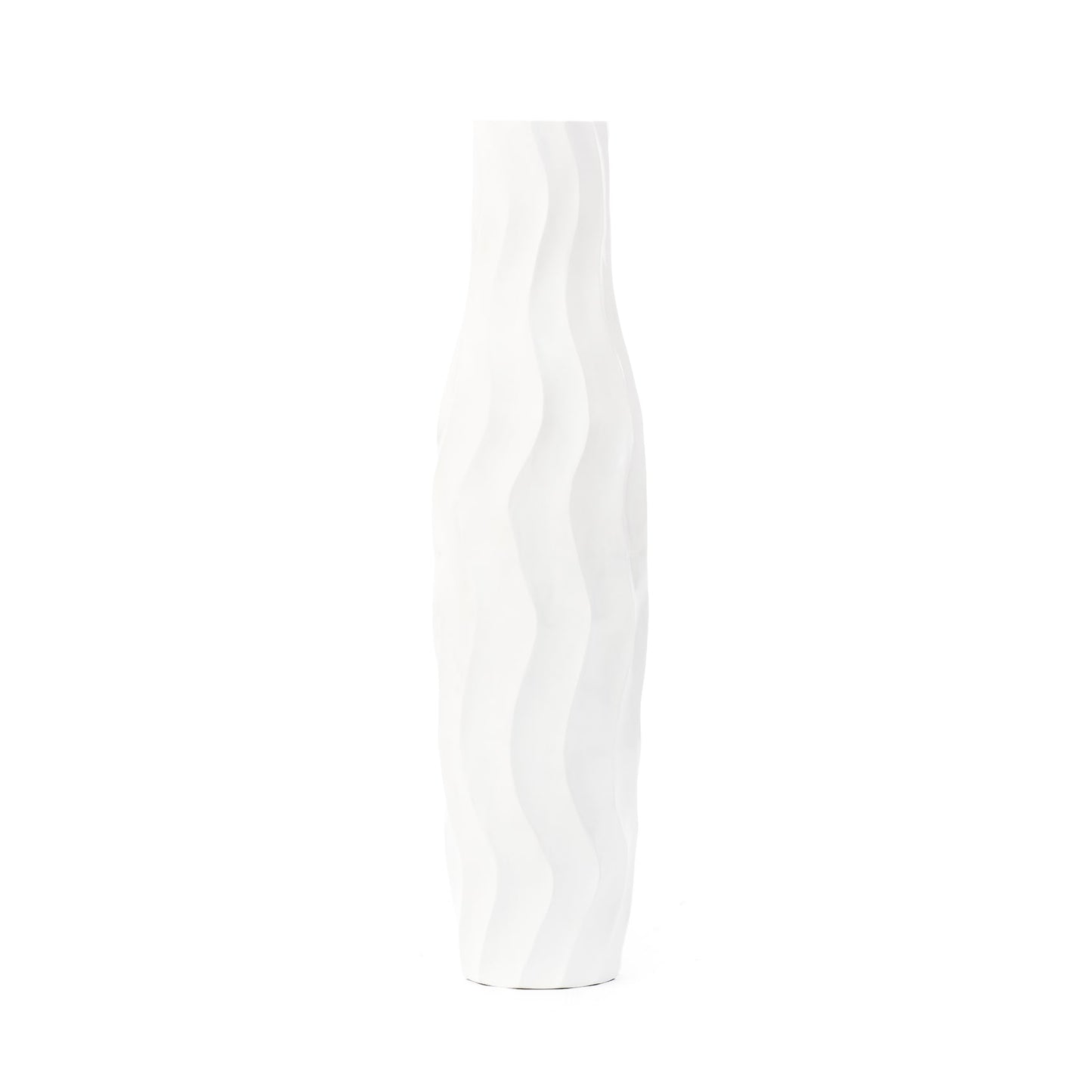 Große Bodenvase aus Mangoholz - Handgefertigtes Deko-Highlight aus Thailand