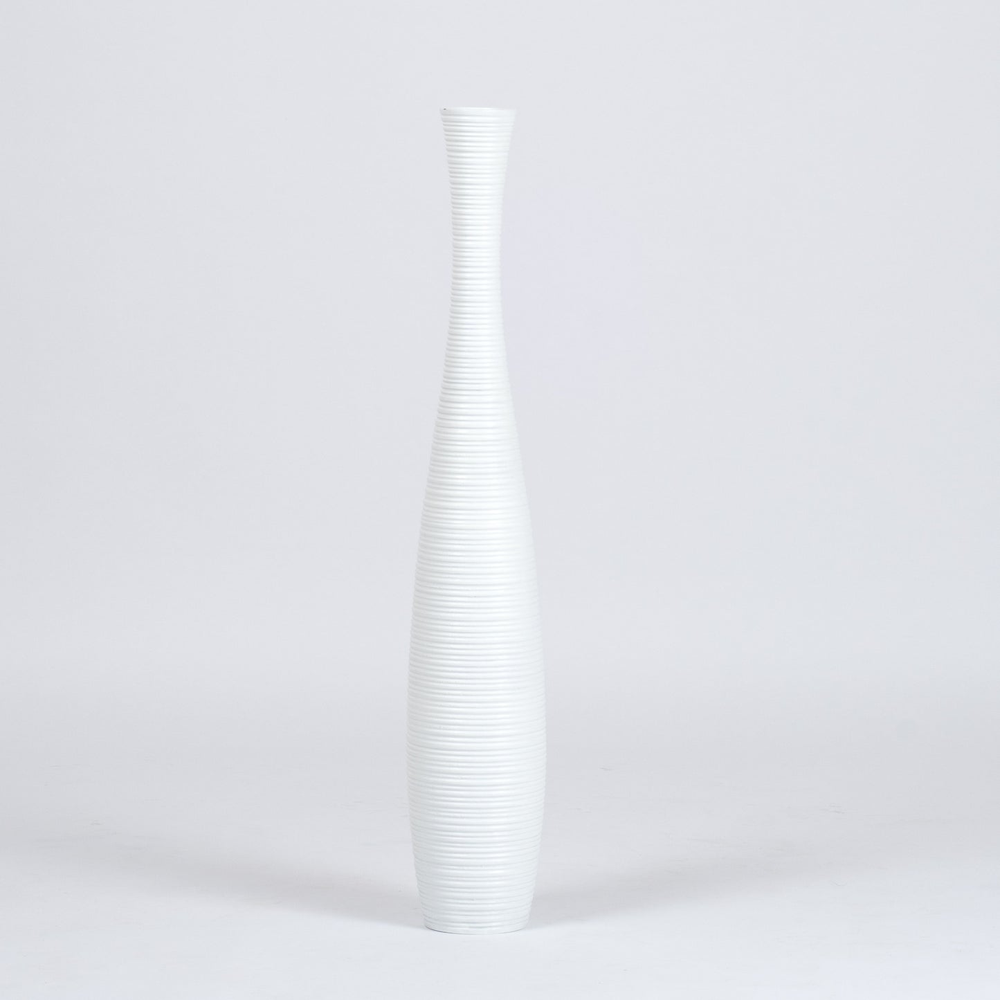 Große Bodenvase aus Mangoholz - Handgefertigtes Deko-Highlight aus Thailand