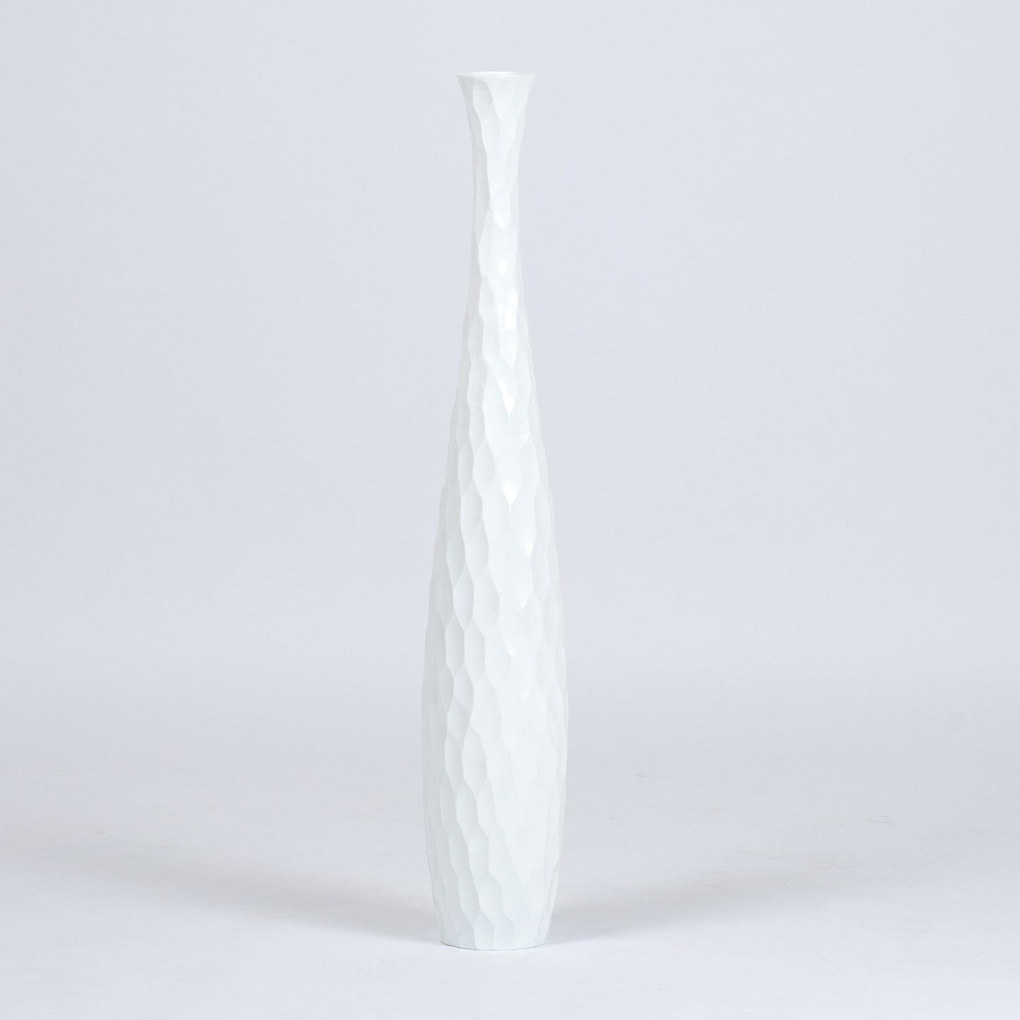 Große Bodenvase aus Mangoholz - Handgefertigtes Deko-Highlight aus Thailand