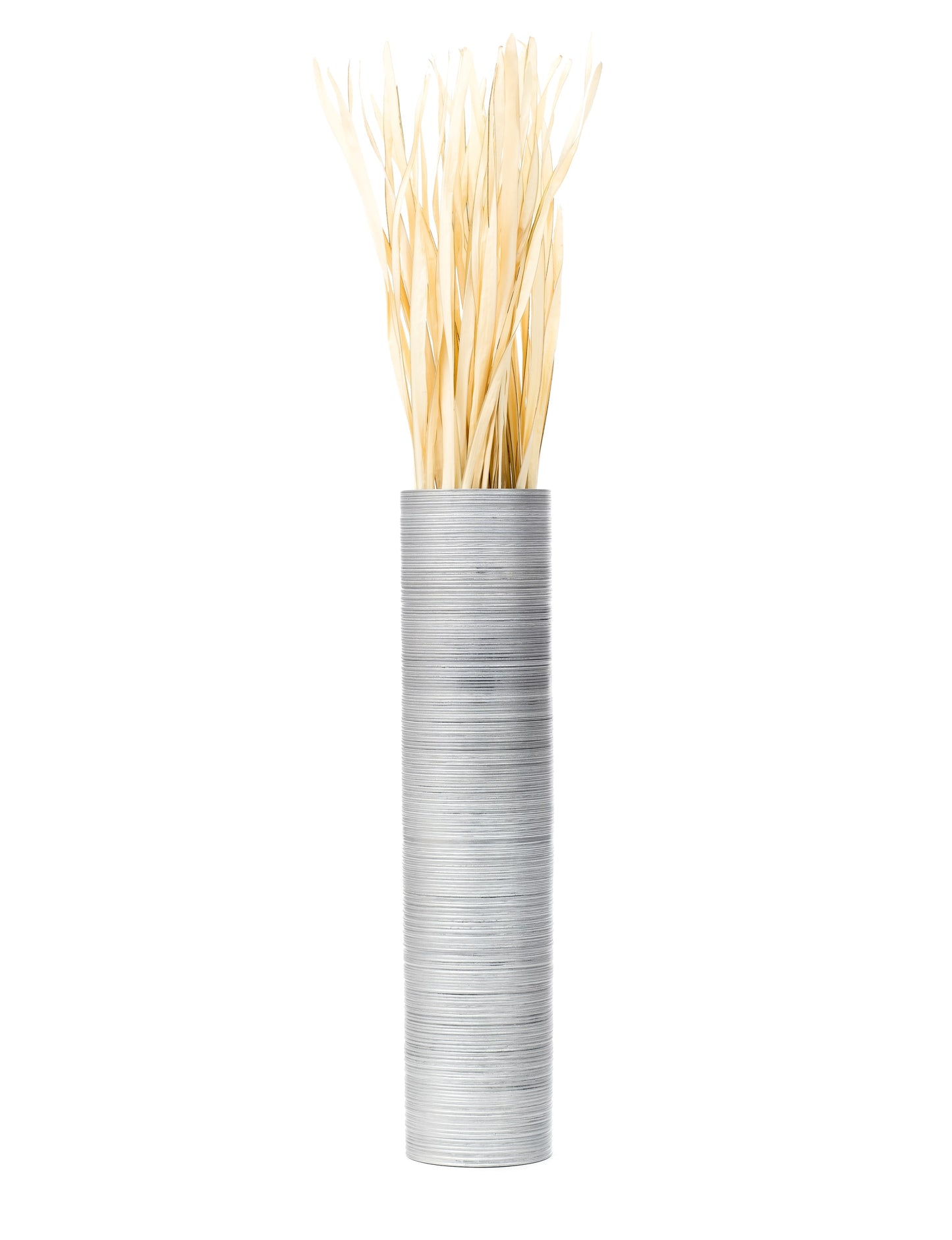 Large Mango Wood Floor Vase – Handcrafted Decorative Highlight from Thailand, 85 cm