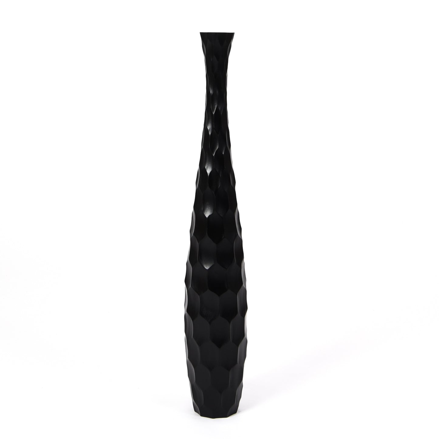 Große Bodenvase aus Mangoholz - Handgefertigtes Deko-Highlight aus Thailand