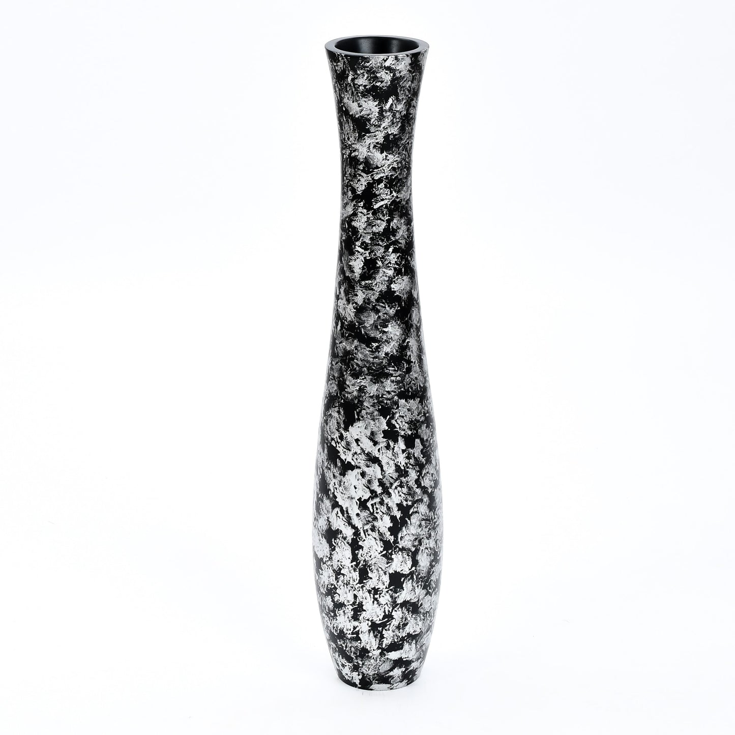 Große Bodenvase aus Mangoholz - Handgefertigtes Deko-Highlight aus Thailand