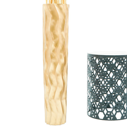 Large Mango Wood Floor Vase – Handcrafted Decorative Highlight from Thailand, 85 cm