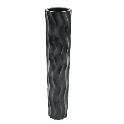 Large Mango Wood Floor Vase – Handcrafted Decorative Highlight from Thailand, 85 cm