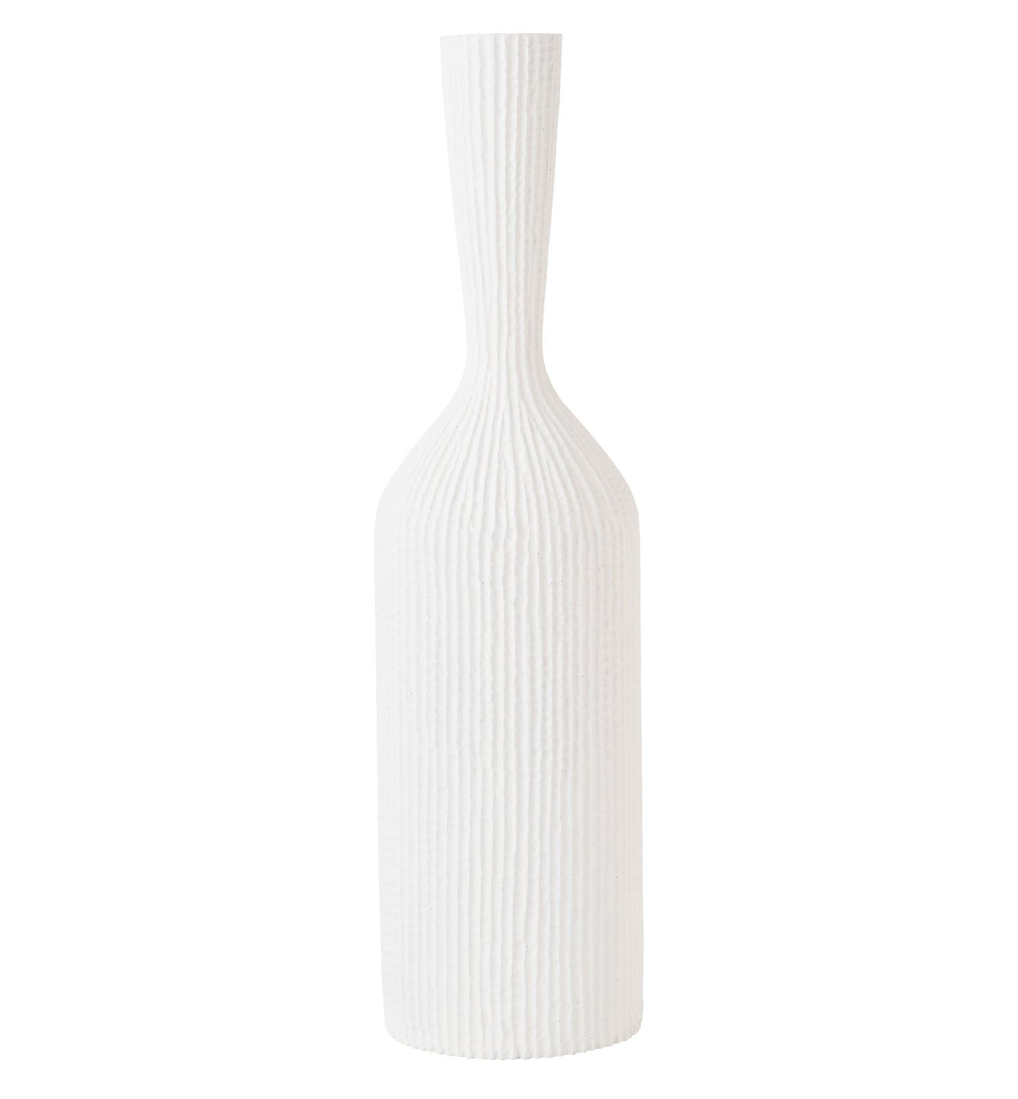 Large Resin Floor Vase – Stylish Waterproof Vase for Fresh & Dried Flowers, white, 65 cm