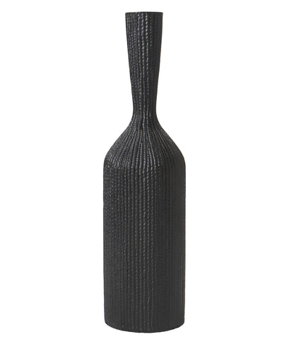 Large Resin Floor Vase – Stylish Waterproof Vase for Fresh & Dried Flowers, black, 65 cm