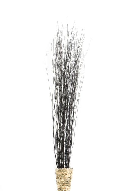 2-Pack Rattan Sticks for Floor Vases – Natural Decorative Twigs ( 8 per Bundle), black brown, Rattan Branches