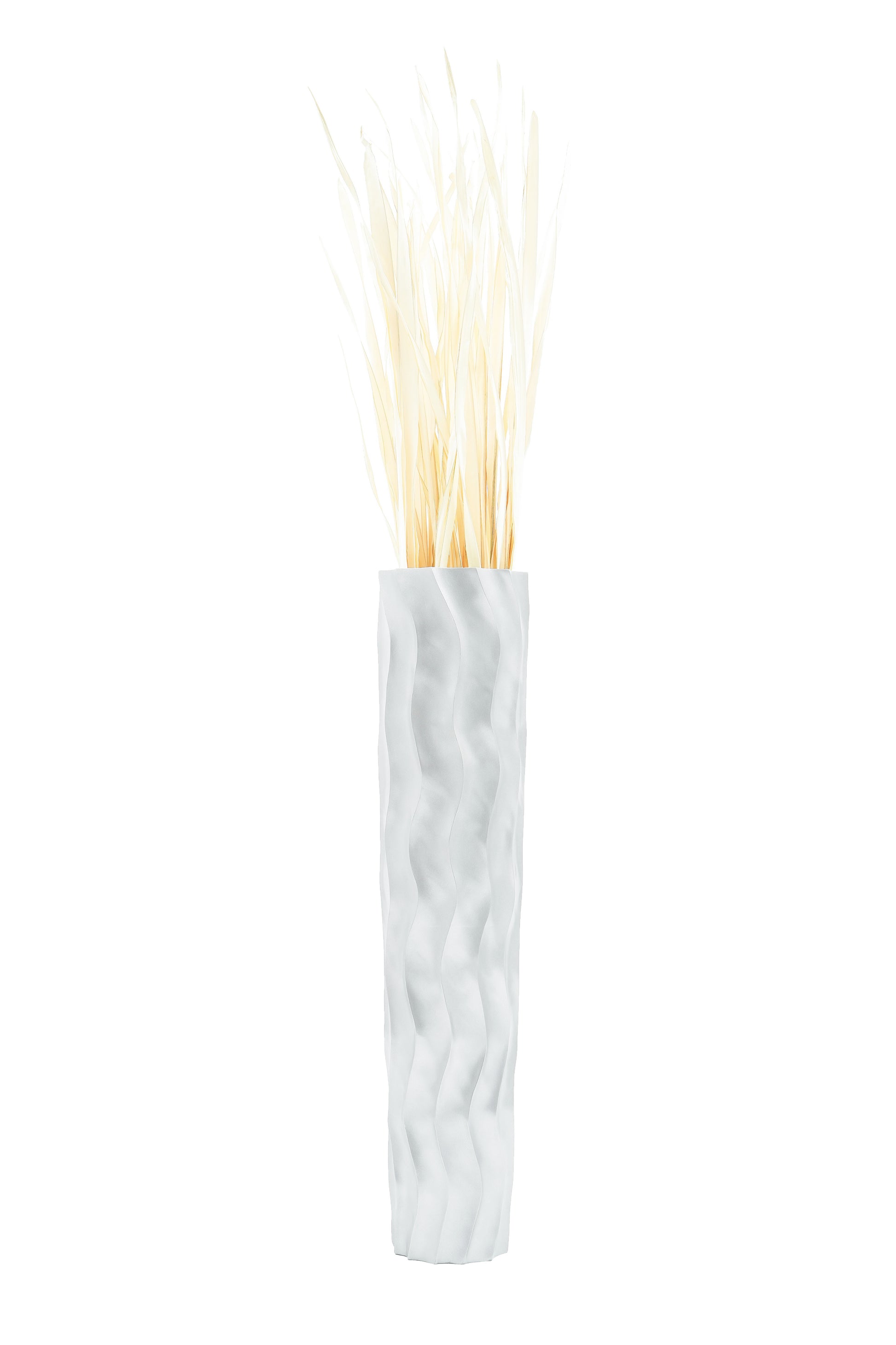 Large Mango Wood Floor Vase – Handcrafted Decorative Highlight from Thailand, 85 cm