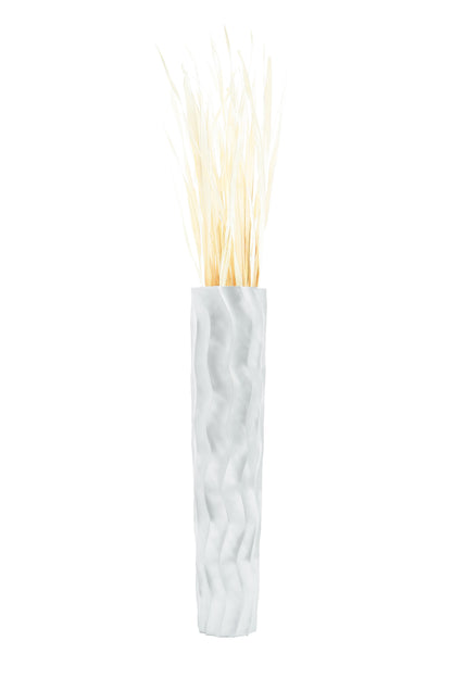 Large Mango Wood Floor Vase – Handcrafted Decorative Highlight from Thailand, 85 cm