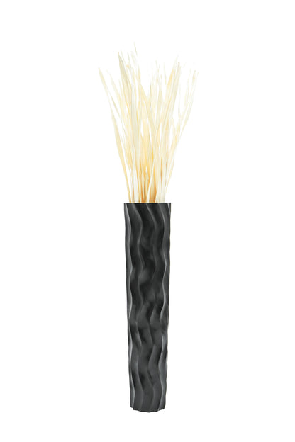 Large Mango Wood Floor Vase – Handcrafted Decorative Highlight from Thailand, 85 cm