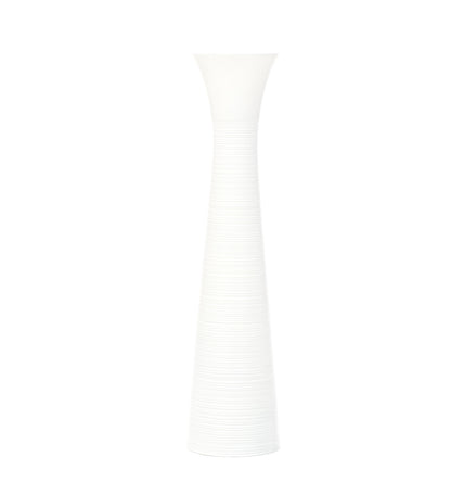 Large Mango Wood Floor Vase – Handcrafted Decorative Highlight from Thailand, 85 cm