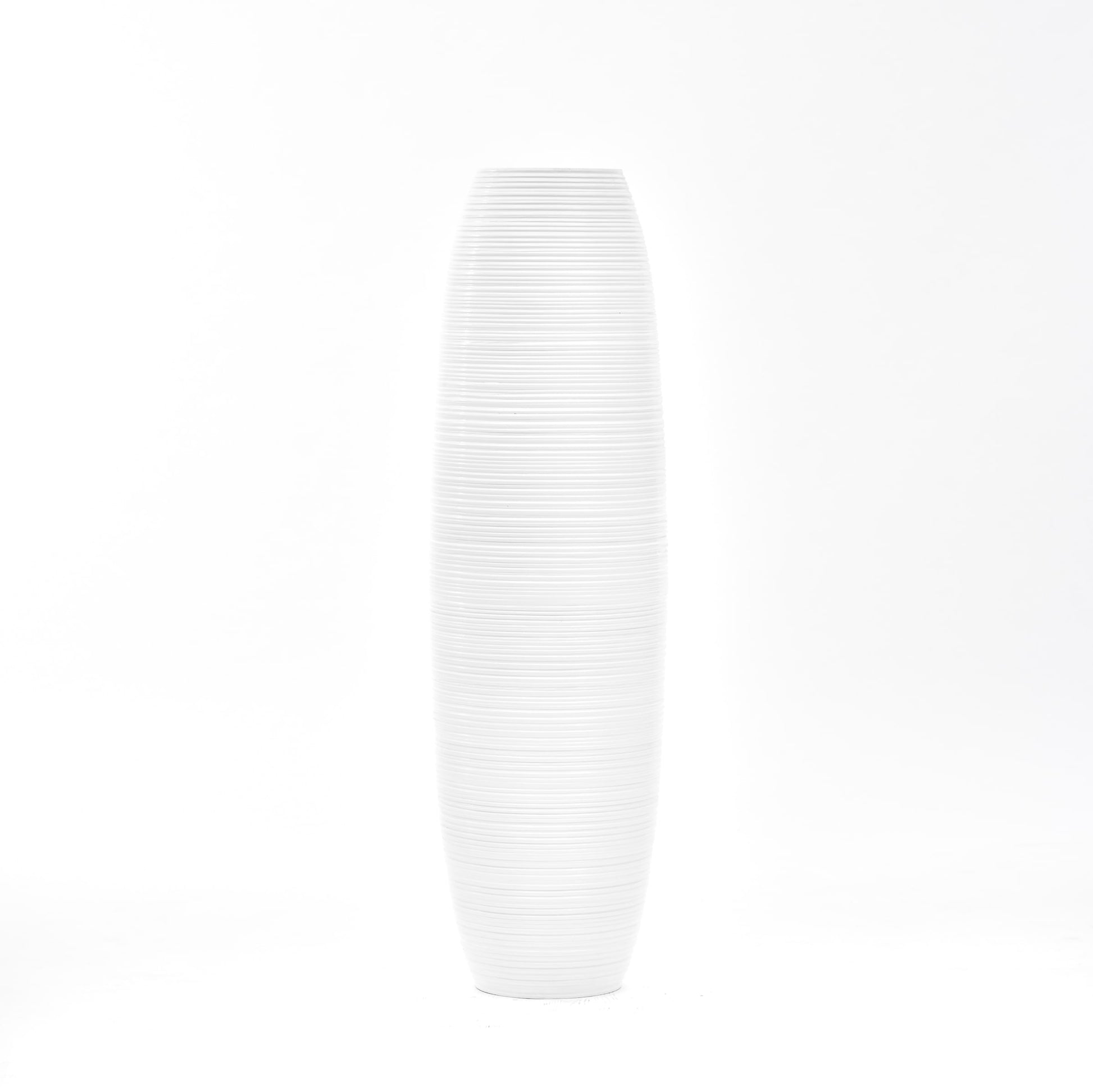 Large Mango Wood Floor Vase – Handcrafted Decorative Highlight from Thailand, 85 cm
