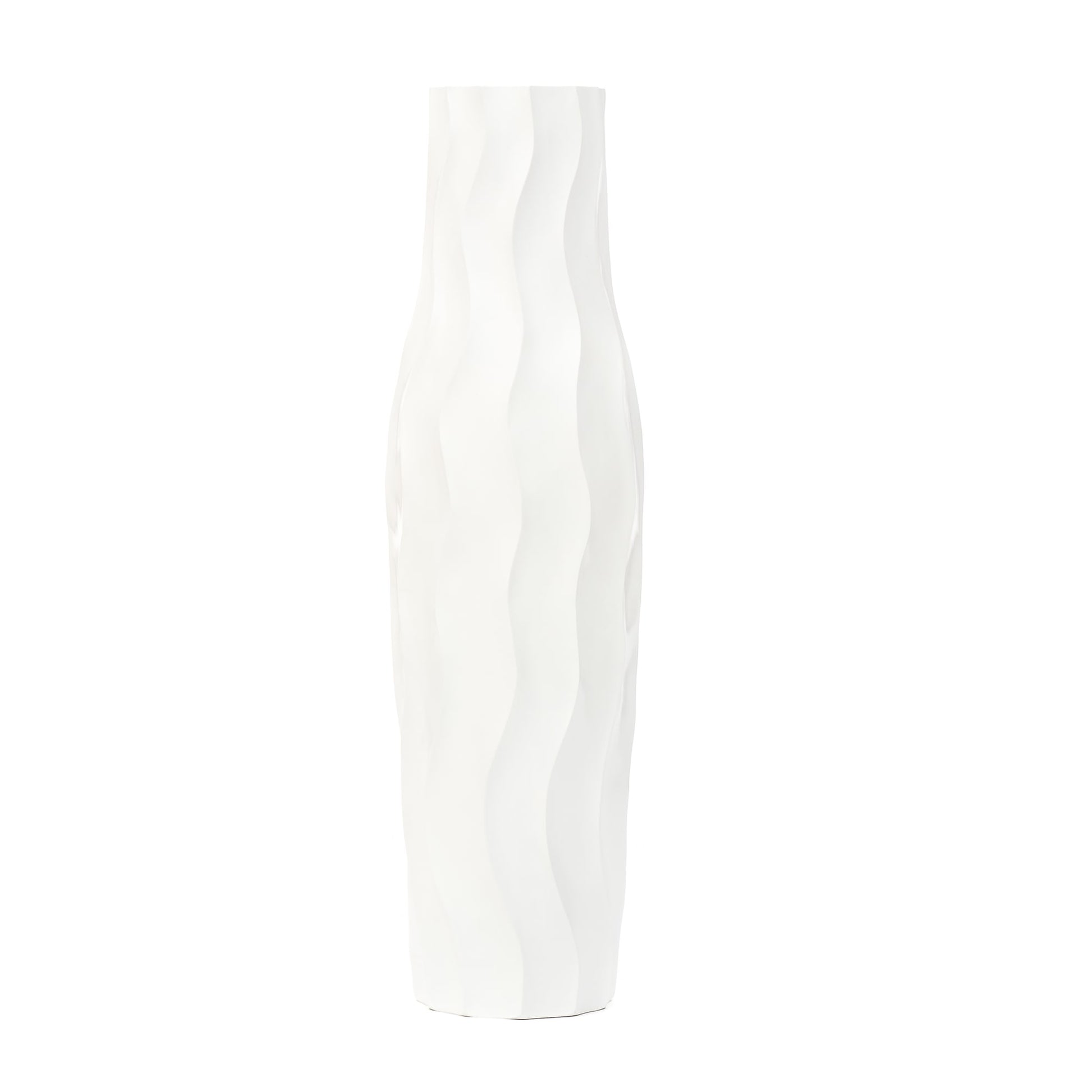 Large Mango Wood Floor Vase – Handcrafted Decorative Highlight from Thailand, 85 cm