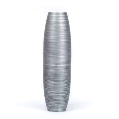 Large Mango Wood Floor Vase – Handcrafted Decorative Highlight from Thailand, 85 cm