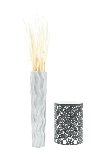 Large Mango Wood Floor Vase – Handcrafted Decorative Highlight from Thailand, 85 cm