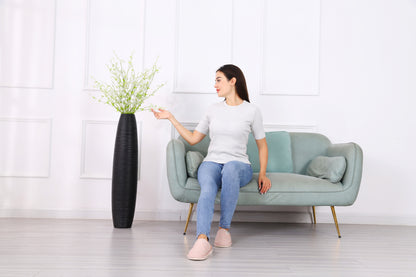 Large Resin Floor Vase – Stylish Waterproof Vase for Fresh & Dried Flowers, 85 cm